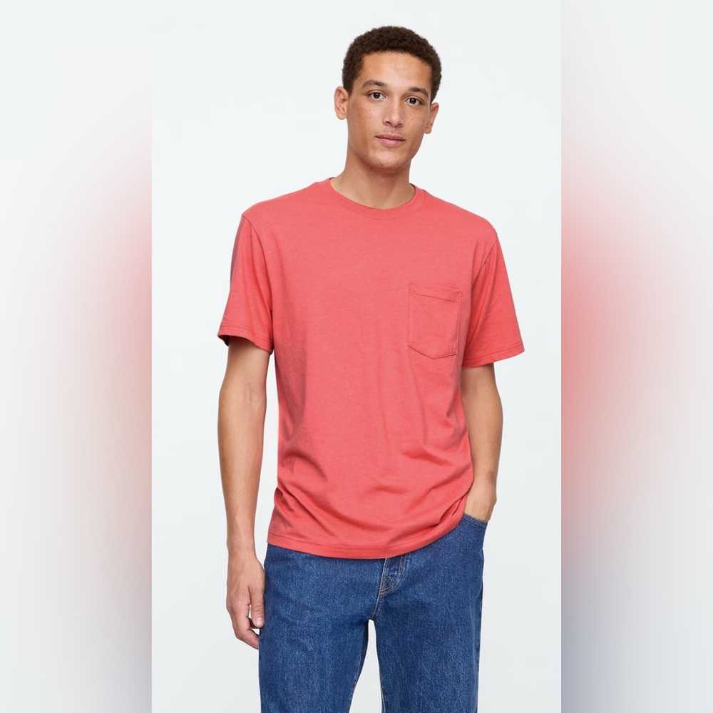 Slub Pocket Men’s Tee Shirt by Gap Classic Fit size Small